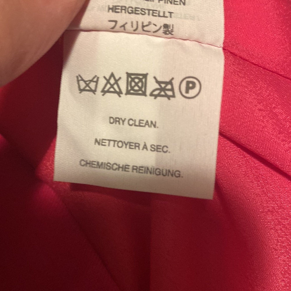 NWT Jcrew fuchsia ruffle wool/poly blend skirt with elastic waistband size 6 💃 - Picture 12 of 12